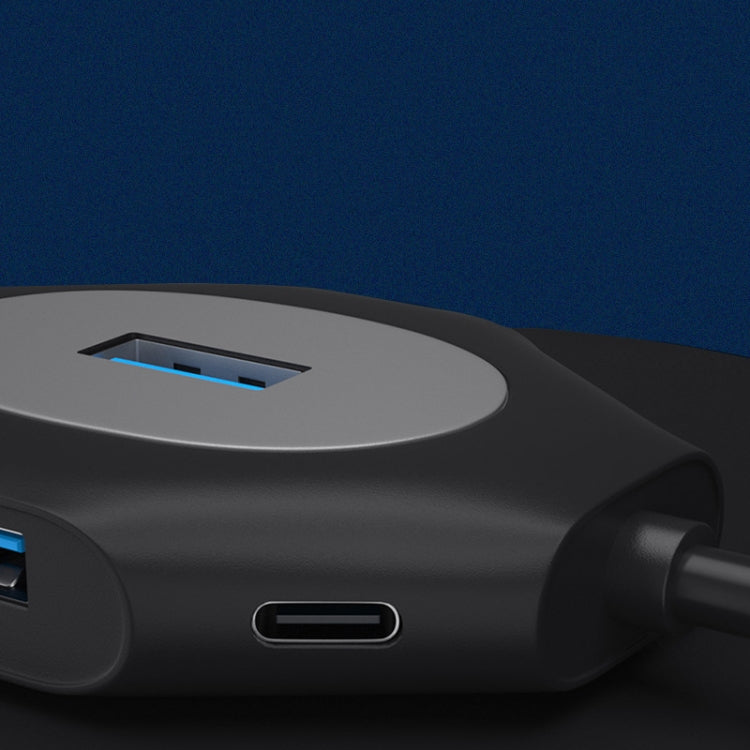 Frendorf | 2 PCS PD Schnelllade-Multi-Port-USB-Dockingstation, Anzahl der Anschlüsse: T1301C USBC zu USB5V+1xUSB3.0+3xUSB2.0