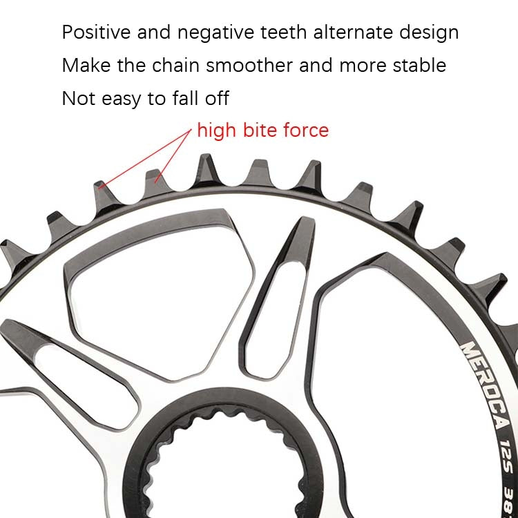 Frendorf | MEROCA Positive Und Negative Zähne Reparatur Scheibe Für Shimano M7100/8100/9100(36T Einzelne Scheibe)