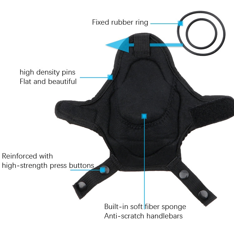 Frendorf | Meroca Kinder Balance Bike Handle Schutzhülle (Schwarz Blau)
