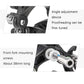 Frendorf | Meroca Fahrrad Aluminiumlegierung C Bremsen, Farbe: Schwarz Vorder+Hinter