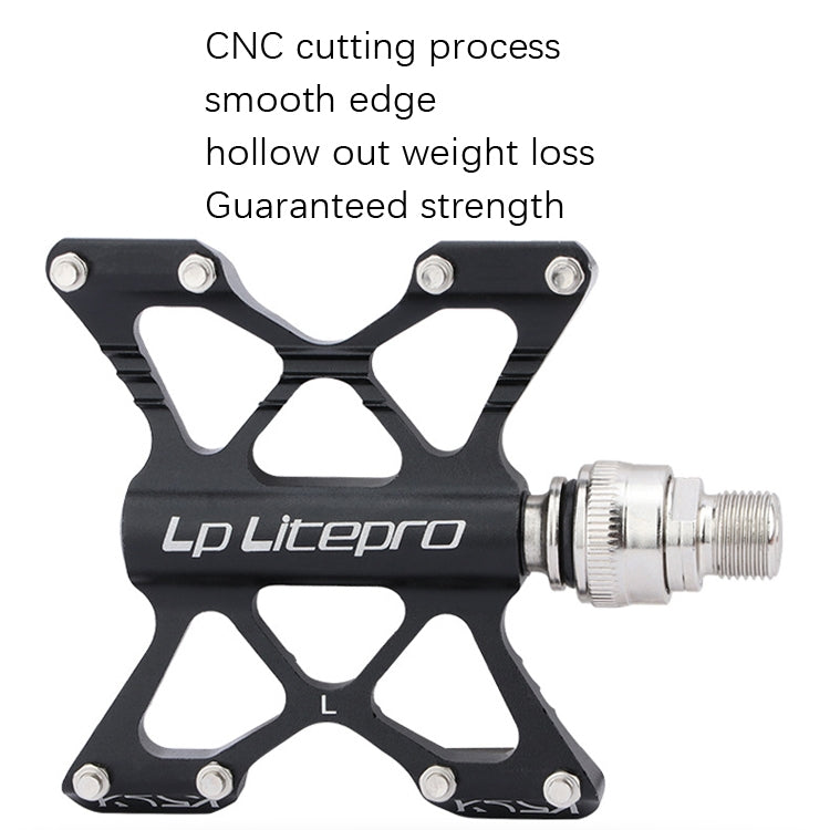 Frendorf | LP LitePro K5 Faltbike Aluminiumlegierung Lagerpedale (Rot)