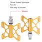 Frendorf | LP LitePro K5 Klappbke Aluminiumlegierung Lager Pedale (Gold)