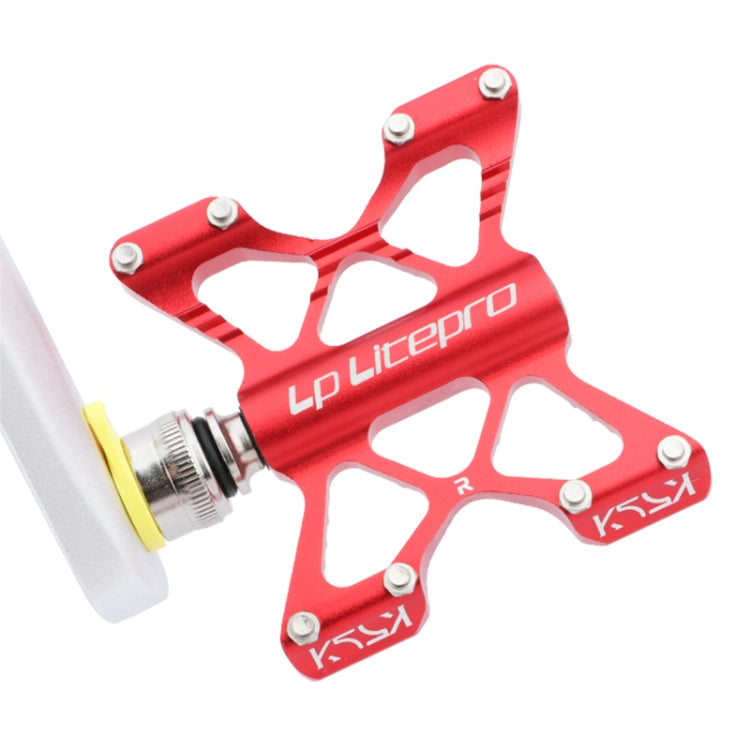Frendorf | LP LitePro K5 Faltbike Aluminiumlegierung Lagerpedale (Rot)