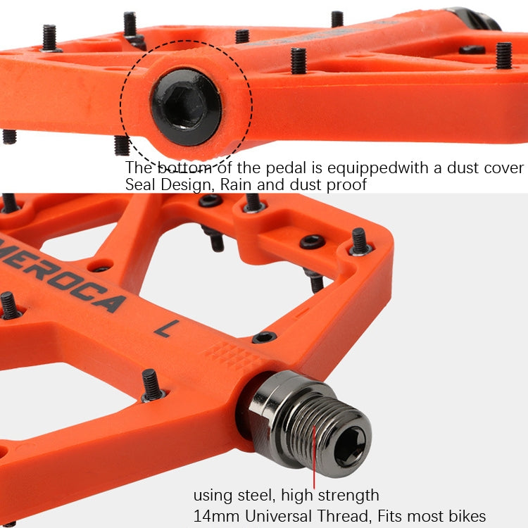 Frendorf | MEROCA Mountainbike Nylon-Pedal (Schwarz)