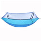Frendorf | Outdoor Camping Anti-Mücken Schnell-Öffnen Hängematte, Spezifikation: Doppel (Blau+Himmelblau)