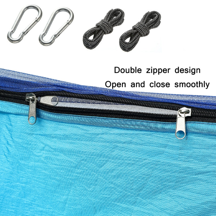 Frendorf | Outdoor Camping Anti-Mücken Schnell-Öffnen Hängematte, Spezifikation: Doppel (Blau+Himmelblau)