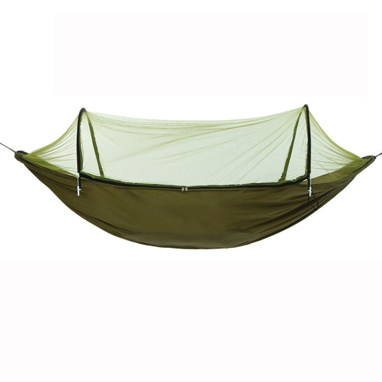Frendorf | Outdoor Camping Anti-Mücken Schnell-Öffnende Hängematte, Spec: Double (Armeegrün)