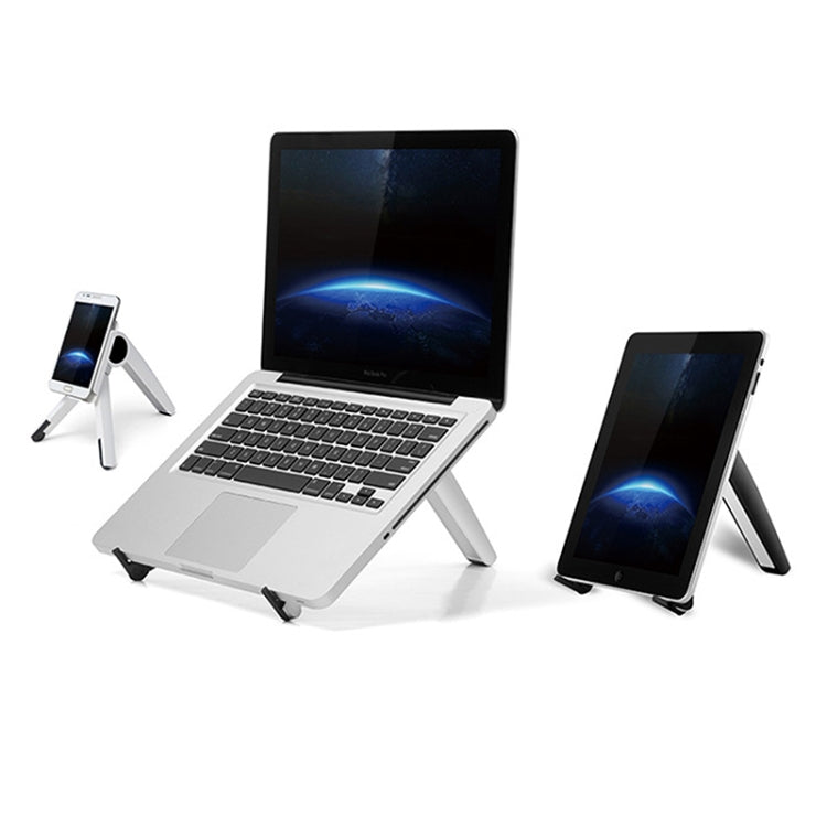 Frendorf | UP-1S Faltbarer Laptopständer Mobiles Telefon Tablet Desktopständer (Weiß)