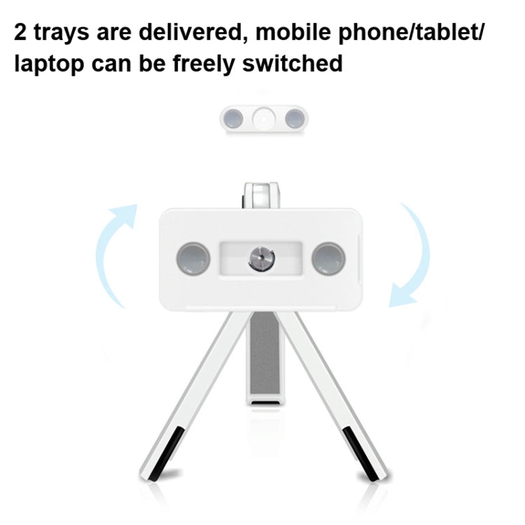 Frendorf | UP-1S Faltbarer Laptopständer Mobiles Telefon Tablet Desktopständer (Weiß)