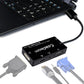 Frendorf | Cabledeconn D0407 HDMI VGA DVI Verbindung HDTV Monitor Kabel (Schwarz)