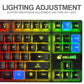 Frendorf | ZIYOU LANG T87 Gaming Leuchtendes Kabelloses Tastatur- und Maus-Set (Weiß)