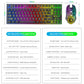 Frendorf | ZIYOU LANG T87 Gaming Leuchtendes Kabelloses Tastatur- und Maus-Set (Blau)