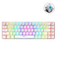 Frendorf | ZIYOU LANG T8 68 Tasten RGB Leuchtende Gaming Mechanische Tastatur, Kabel Länge: 1,6 m (Weiß Grüner Schaft)