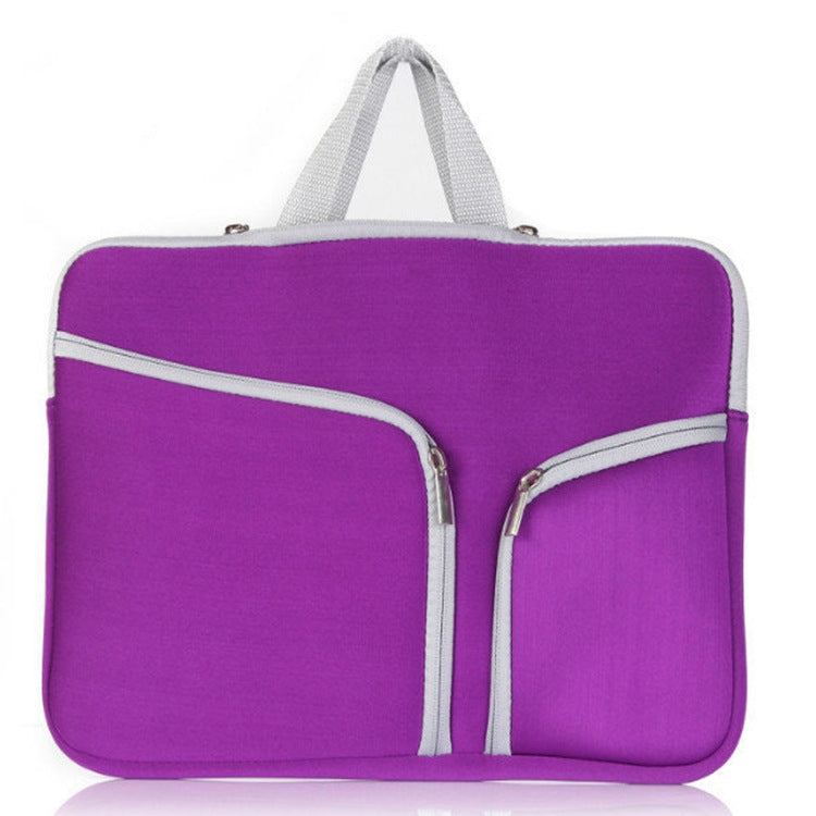 Frendorf | T228 Tauchmaterial Computer Tasche Mehrfach Taschen Laptop Innenfach, Größe: 10 Zoll(Violett)