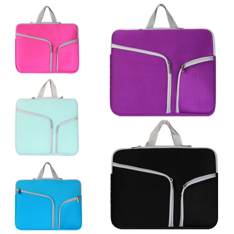 Frendorf | T228 Tauchmaterial Computer Tasche Mehrfach Taschen Laptop Innenfach, Größe: 10 Zoll(Violett)