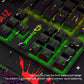 Frendorf | ZIYOU LANG T2 88 Tasten Gaming Mechanische Leuchtende Tastatur und Maus Set, Kabellänge: 1.6m(Weiß)