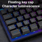 Frendorf | ZIYOU LANG T2 88 Tasten Gaming Mechanische Leuchtende Tastatur und Maus Set, Kabellänge: 1.6m(Weiß)
