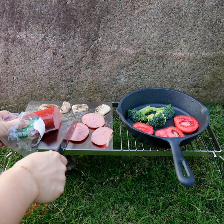 Frendorf | Outdoor Camping Praktischer Faltbarer Edelstahl Grillständer