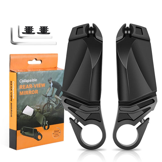 Frendorf | WEST BIKING Fahrradlenker Faltspiegel (Schwarz)