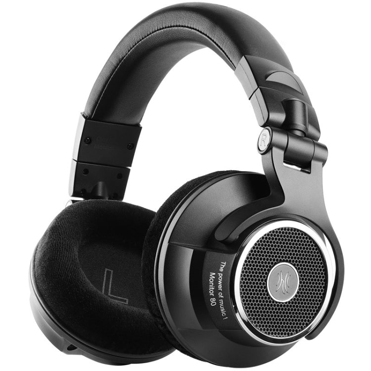 Frendorf | OneOdio M80 Open Drei-Band Ausgewogener Monitor Mixer Studio DJ HIFI Kabelgebundenes Headset, Kabellänge: 3m (Schwarz)