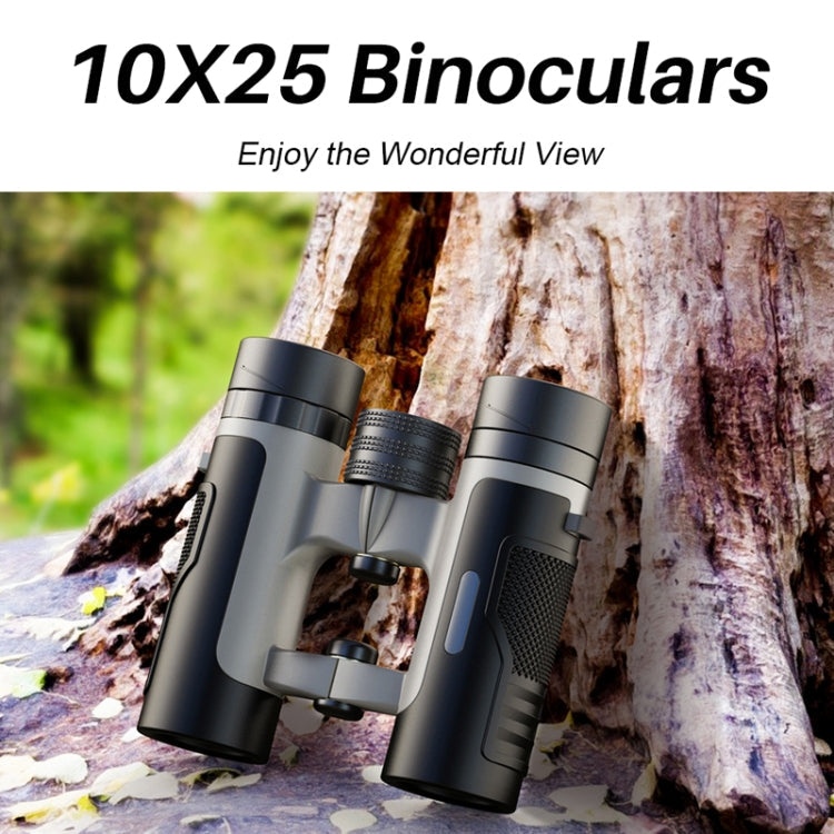 Frendorf | APEXEL 10 x 25 Fernglas BAK4 Prisma Zoom-Teleskop für Vogelbeobachtung Jagd Wandern (Schwarz)