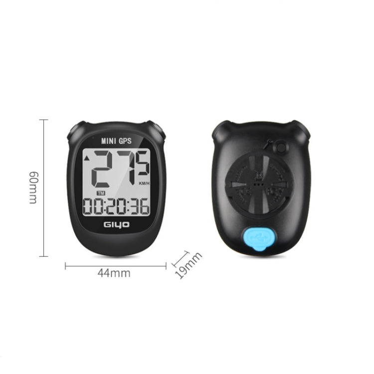 Frendorf | GIYO M3 LCD Display Fahrrad GPS Cycling Computer Drahtloses Straßenfahrrad Stopuhr Velocimeter (Schwarz)