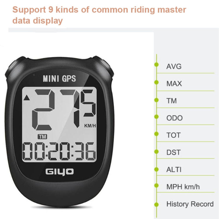 Frendorf | GIYO M3 LCD Display Fahrrad GPS Fahrradcomputer Drahtlos Straßenfahrrad Stoppuhr Geschwindigkeitsmesser (Weiß)