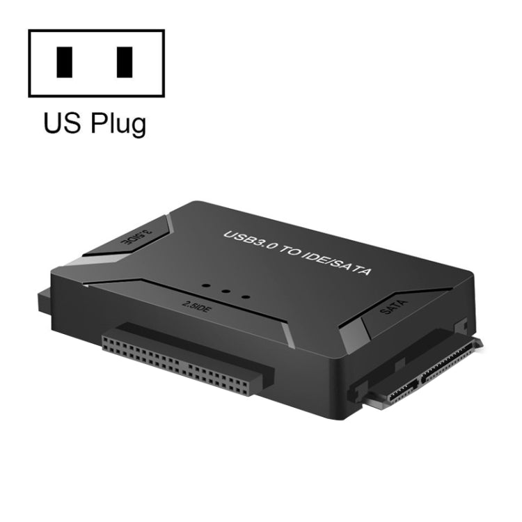 Frendorf | USB3.0 zu SATA / IDE Easy Drive Kabel Externer Festplattenadapter, Steckerspezifikationen: US-Stecker