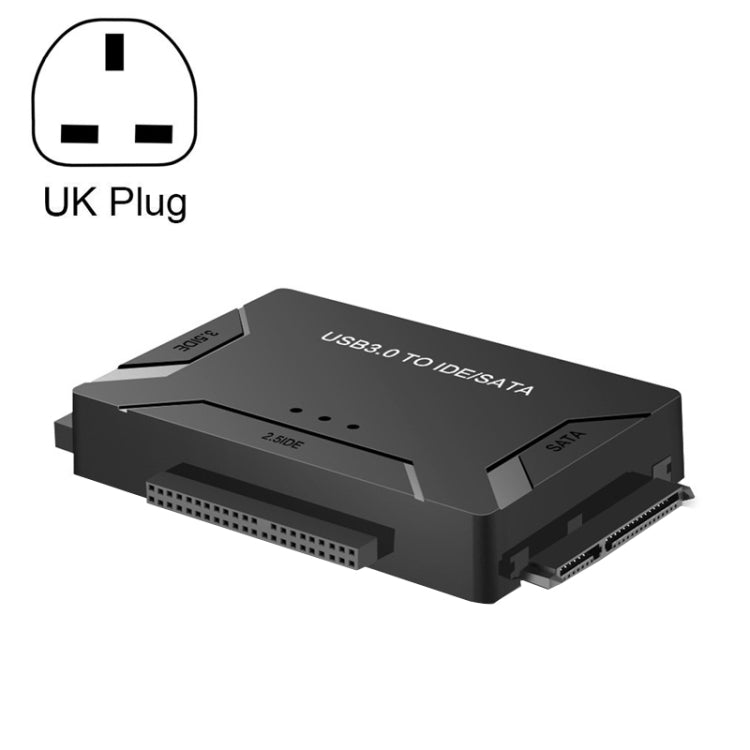 Frendorf | USB3.0 zu SATA / IDE Easy Drive Kabel Festplatten Erweiterungsstecker, Stecker-Spezifikation: UK Stecker