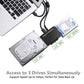 Frendorf | USB3.0 zu SATA / IDE Easy Drive Kabel Festplatten Erweiterungsstecker, Stecker-Spezifikation: UK Stecker