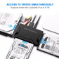 Frendorf | USB3.0 zu SATA / IDE Easy Drive Kabel Festplatten Erweiterungsstecker, Stecker-Spezifikation: UK Stecker