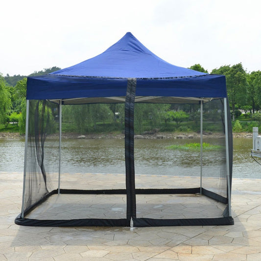Frendorf | HY-0205 300 x 230 cm Outdoor Sonnenschirm Anti-Mücken Netz Abdeckung, Abmessungen: Faltzelte (Schwarz)
