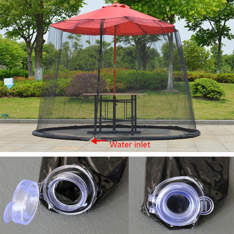 Frendorf | HY-0205 300 x 230 cm Outdoor Sonnenschirm Anti-Mücken Netz Abdeckung, Abmessungen: Faltzelte (Schwarz)