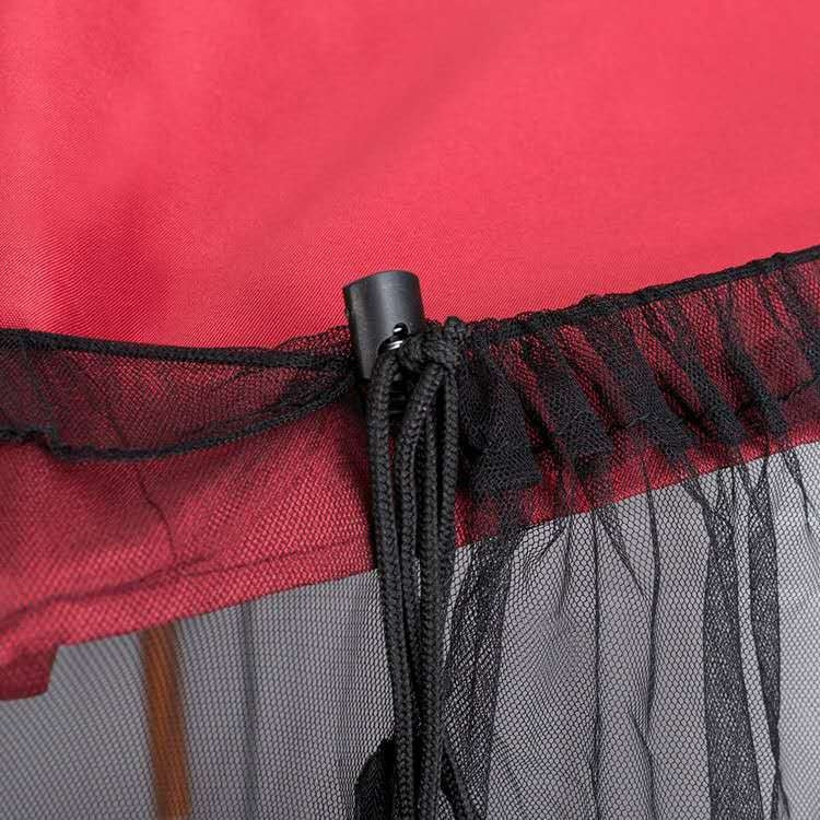 Frendorf | HY-0205 300 x 230 cm Outdoor Sonnenschirm Anti-Mücken Netz Abdeckung, Abmessungen: Faltzelte (Schwarz)
