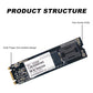 Frendorf | M.2 2,5 Zoll Hochgeschwindigkeits-SSD Solid State Drive, Kapazität: 128GB