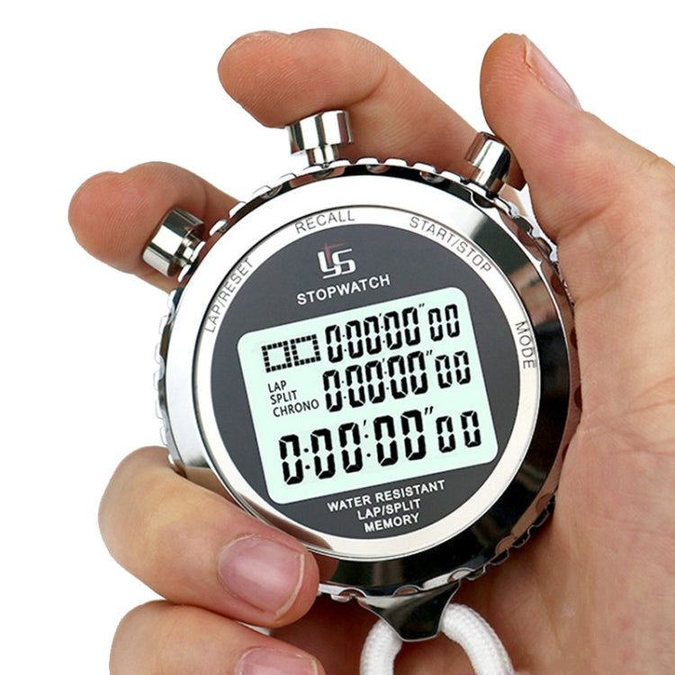 Frendorf | YS Metall Stoppuhr 3 Reihen Anzeige Laufen Training Elektronische Timer, Stil: YS-530 30 Erinnerungen