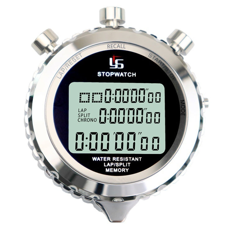 Frendorf | YS Metall Stoppuhr 3 Reihen Anzeige Laufen Training Elektronische Timer, Stil: YS-530 30 Erinnerungen