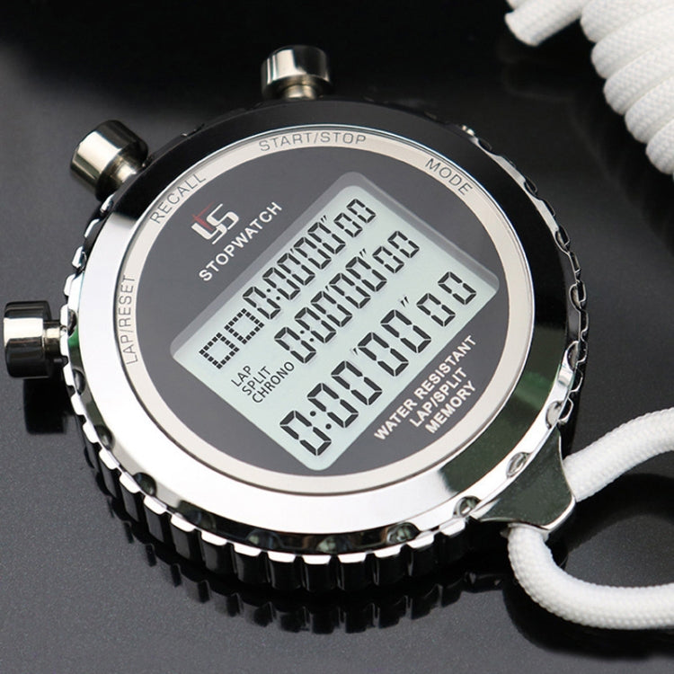 Frendorf | YS Metall Stoppuhr 3 Reihen Anzeige Laufen Training Elektronische Timer, Stil: YS-530 30 Erinnerungen