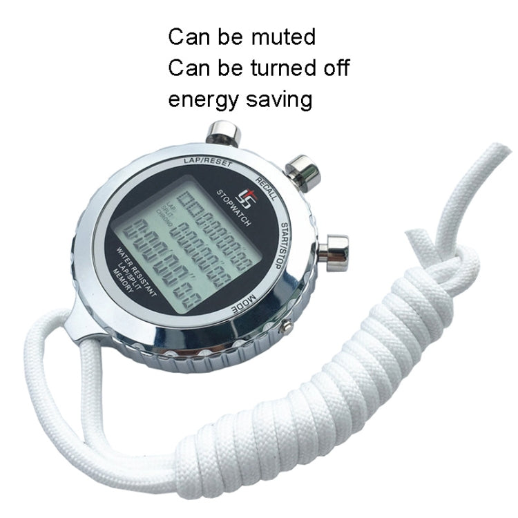 Frendorf | YS Metall Stoppuhr 3 Reihen Anzeige Lauftraining Elektronische Timer, Stil: YS-5100 100 Speicher