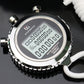 Frendorf | YS Metall Stoppuhr 3 Reihen Anzeige Lauftraining Elektronische Timer, Stil: YS-5100 100 Speicher