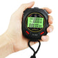 Frendorf | YS 3 Reihen Display Leuchtende Stoppuhr Timer Trainings Schiedsrichter Stoppuhr, Stil: YS-1100 100 Erinnerungen