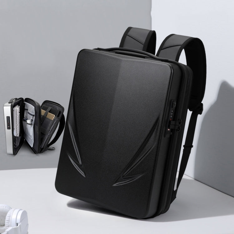 Frendorf | PC Hard Shell Computer Bag Gaming Backpack Für Männer, Farbe: Doppelter Schicht Schwarz