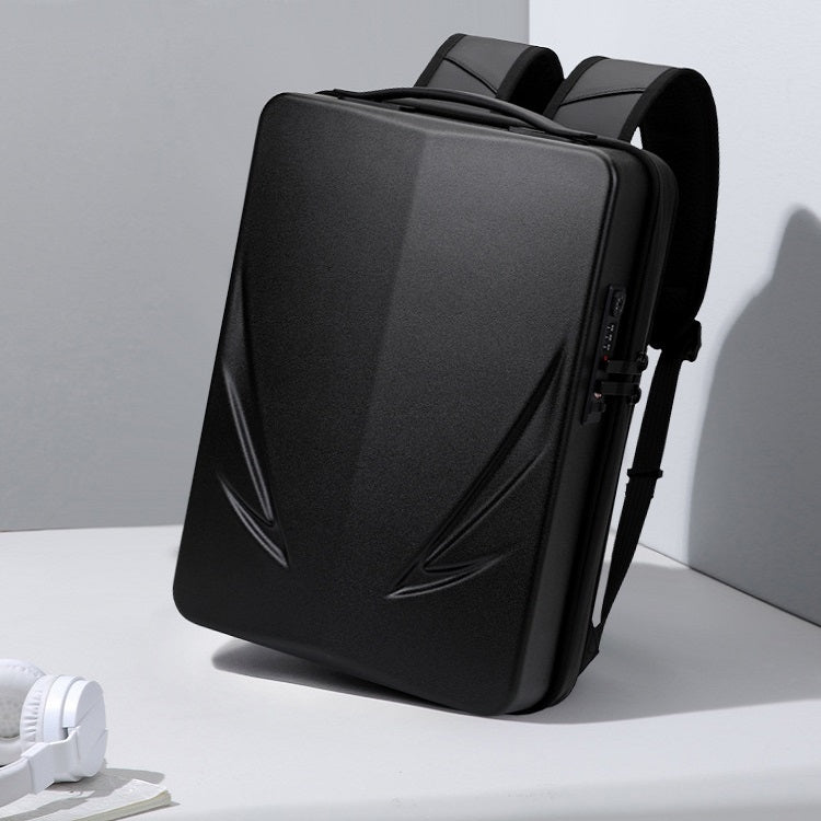 Frendorf | PC Hard Shell Computer Bag Gaming Backpack Für Männer, Farbe: Doppelter Schicht Schwarz