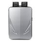 Frendorf | PC Hard Shell Computer Bag Gaming Backpack Für Männer, Farbe: Doppelschicht Silber
