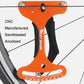 Frendorf | WEST BIKING Fahrrad Speichenspannungsmesser Felgenbegrenzer Kalibrator (Orange)