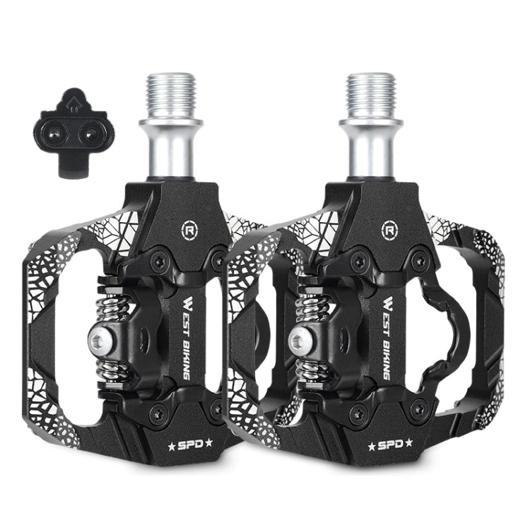 Frendorf | Ein Paar WEST BIKING YP0802086 Mountainbike Aluminium Lagerpedale (Schwarz)