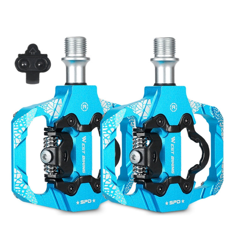 Frendorf | Ein Paar WEST BIKING YP0802086 Mountainbike Aluminium Lagerpedale (Blau)