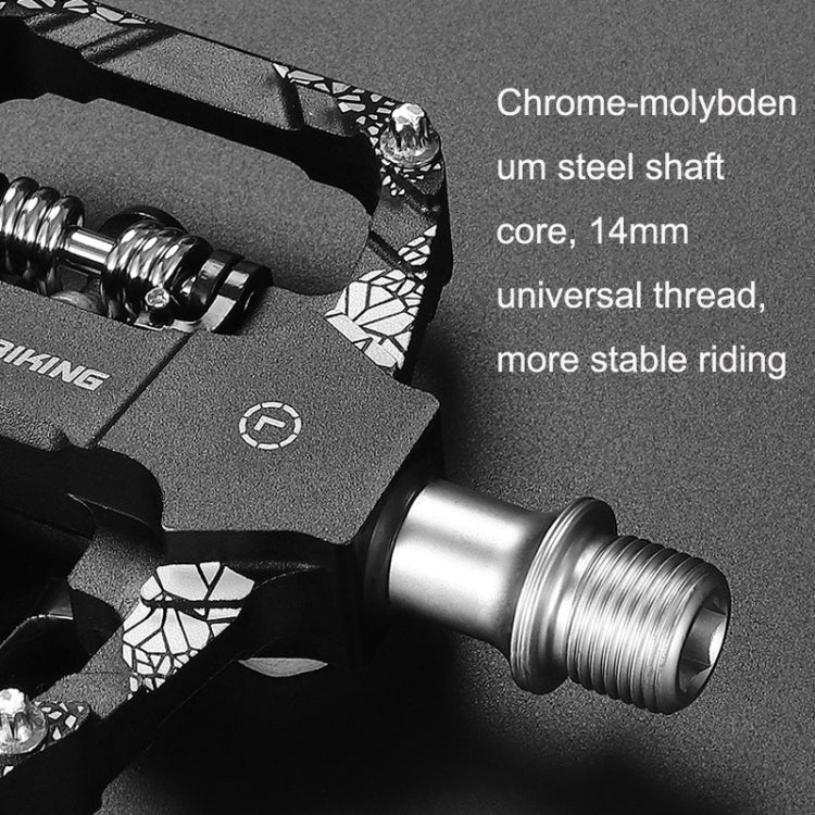 Frendorf | Ein Paar WEST BIKING YP0802086 Mountainbike Aluminium Lagerpedale (Schwarz)