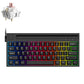 Frendorf | Ajazz K620T 62 Tasten Bluetooth Wireless Dual Mode Mechanische Tastatur, Stil: Pink Shaft (Schwarz)