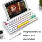 Frendorf | Ajazz K620T 62 Tasten Bluetooth Wireless Dual Mode Mechanische Tastatur, Stil: Pink Shaft (Weiß)